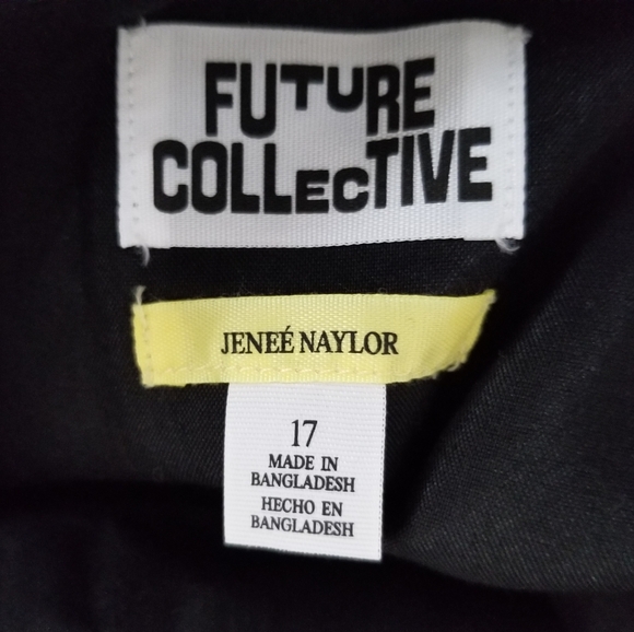 NWT Future Collective Black Ring Detail Dress Size 17 XXL - Picture 9 of 10